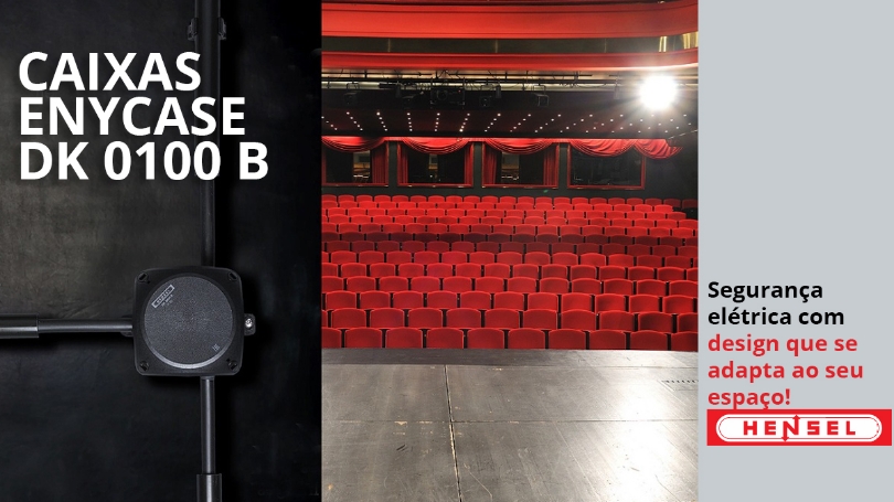 Caixas Hensel ENYCASE DK 0100 B - em PRETO 