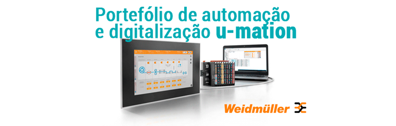Portefólio de automação e digitalização u-mation da Weidmuller